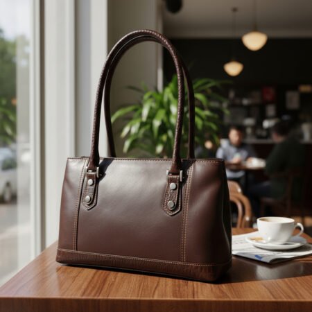 Cartera Sofia dos divisiones cuero