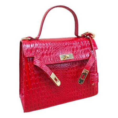 Cartera Croco & Bronce Dorado