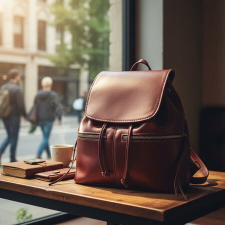 Mochila De Cuero Vacuno